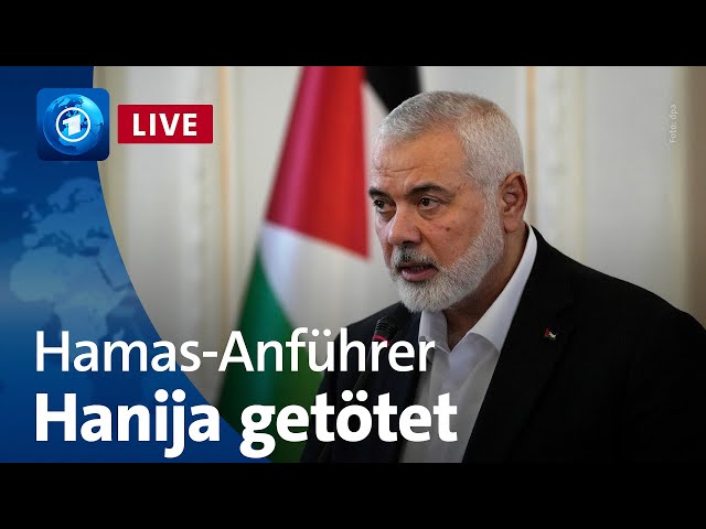 ⁣Hamas meldet Tötung ihres politischen Anführers Hanija