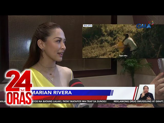 ⁣Marian Rivera, may sneak peek sa walang kaarte-arteng pagsabak niya sa matitinding... | 24 Oras