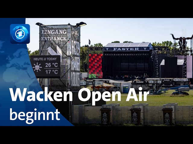 ⁣Heavy-Metal-Festival „Wacken Open Air” beginnt