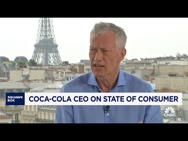 ⁣Coca-Cola CEO on state of consumer: Have to deliver value and 'earn' the price increase