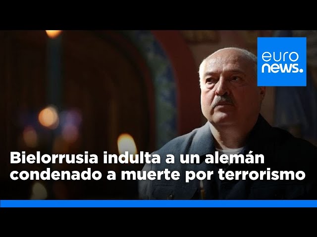 ⁣El autoritario presidente de Bielorrusia indulta a un alemán condenado a muerte por terrorismo