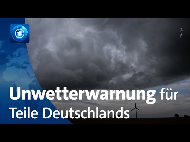 ⁣Unwetter und Starkregen in Teilen Deutschlands möglich