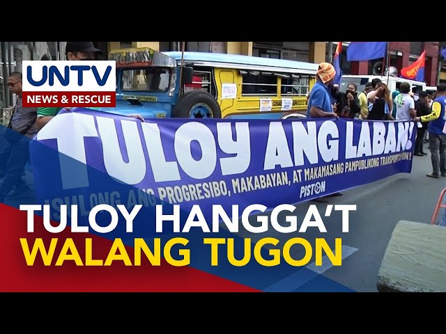 ⁣PUVMP, tuloy pa rin hangga’t walang direktiba si PBBM; Handa sa dayalogo sa Senado – DOTr