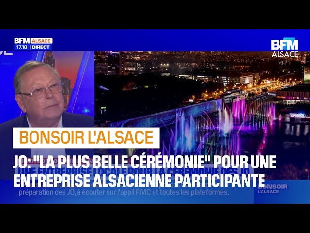 ⁣JO: l'entreprise alsacienne Aquatique Show a contribué à la cérémonie d'ouverture