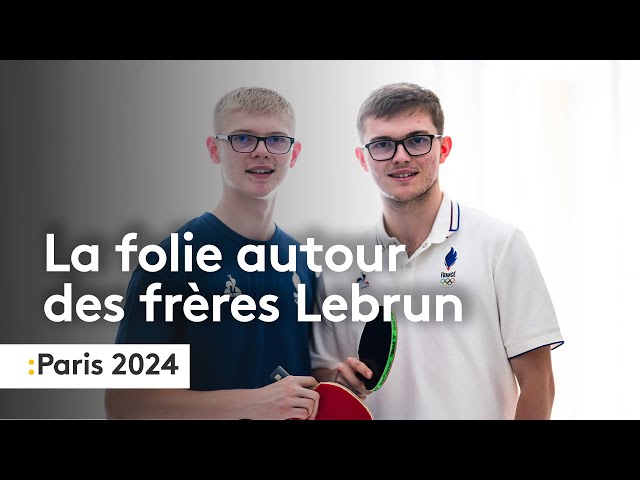 ⁣Tennis de table, la folie des frères Lebrun