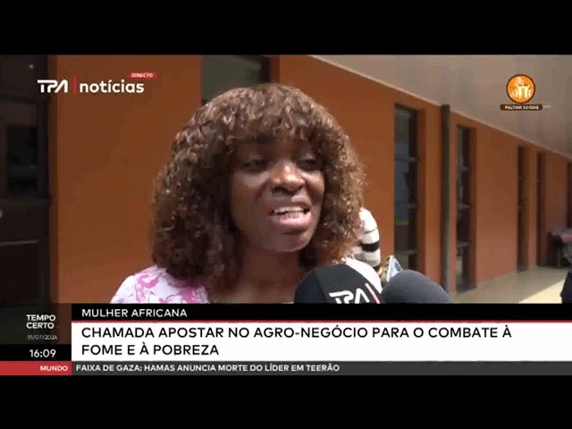 Mulher Africana chamada apostar no agro-negócio para o combate à fome e à pobreza