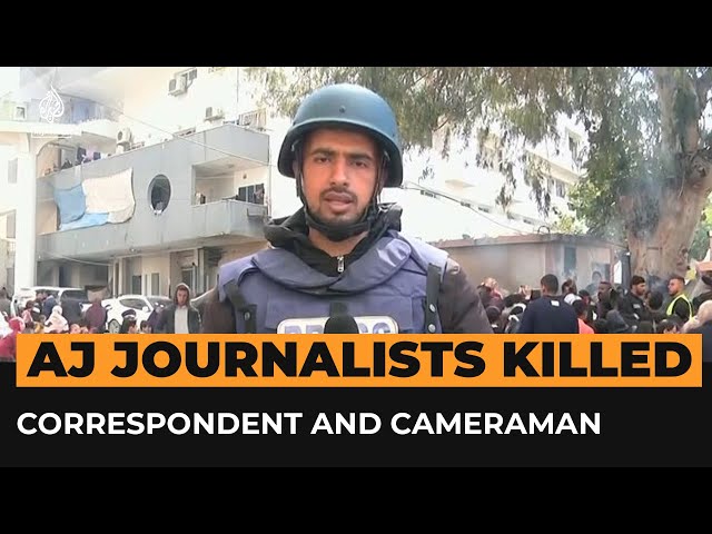 Al Jazeera correspondent Ismail al-Ghoul and cameraman killed in Gaza | Al Jazeera Newsfeed