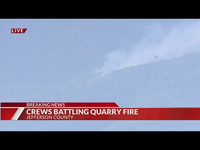 ⁣Firefighters battling treacherous terrain for Quarry Fire update