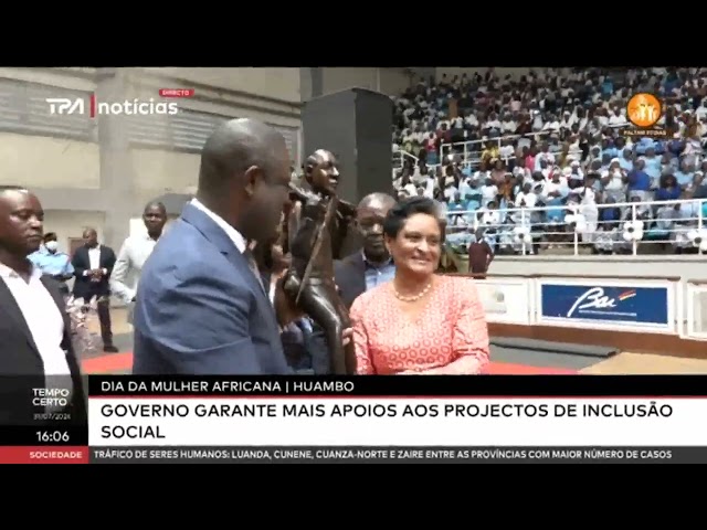 ⁣Dia da Mulher Africana/Huambo: Governo garante mais apoios aos projectos de inclusão social