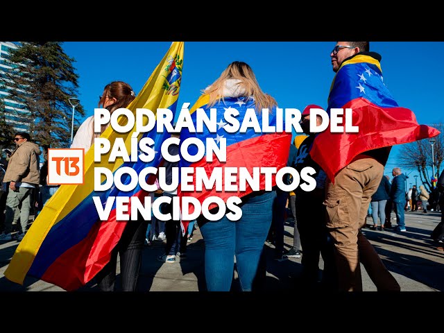 Venezolanos podrán salir del país con documentos vencidos