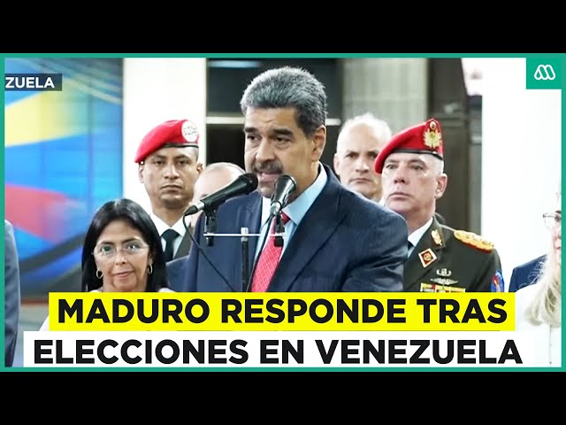 Nicolás Maduro responde tras ser dado como ganador en elecciones de Venezuela