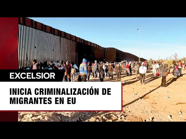 ⁣Inicia criminalización de migrantes en EU; se declaran culpables 345 tras cruzar a Arizona