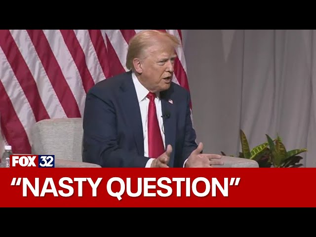 ⁣Donald Trump slams 'nasty question' from reporter at NABJ conference