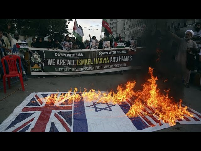 "Die Muslime werden siegen" - Proteste nach der Ermordung des Hamas-Führers Haniyeh