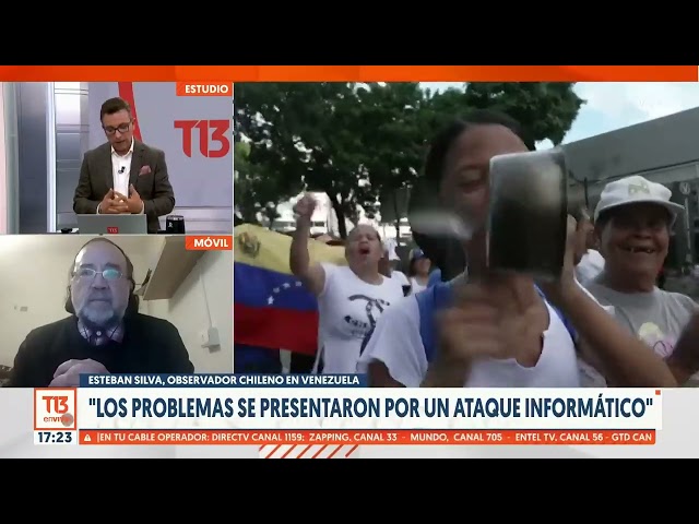 Observador chileno en elecciones en Venezuela: "CNE cumplió tras tener el 80% de votos escrutad