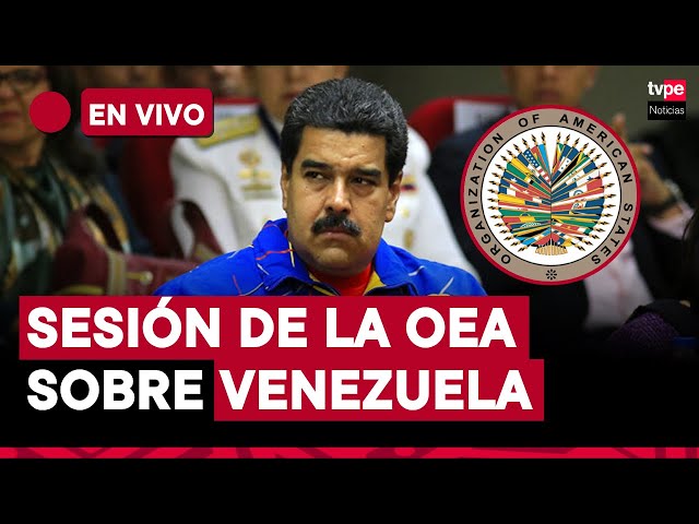 Venezuela EN VIVO: Perú participa en sesión de OEA donde abordan presunto fraude I TVPerú Noticias