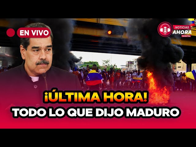  Venezuela sigue en crisis y Nicolás Maduro arremete contra el mundo | Noticias Ahora Digital