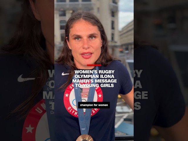 ⁣Women’s Rugby Olympian Ilona Maher’s message to young girls