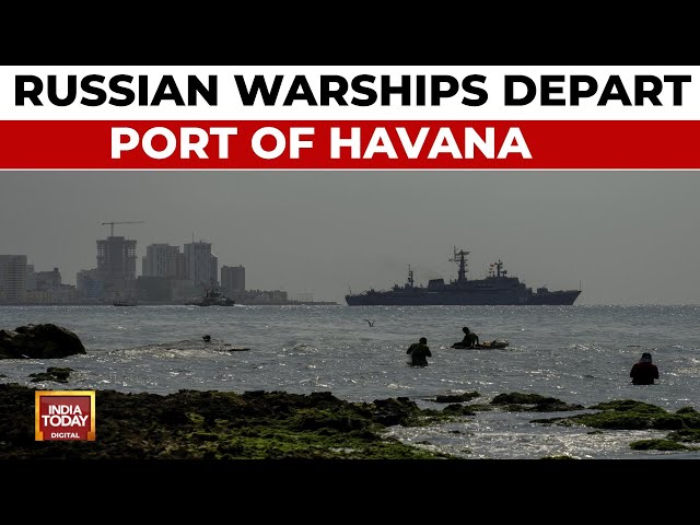 ⁣Russian Warships Depart Port Of Havana After Brief Visit to Cuba