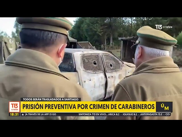 Decretan prisión preventiva para los 3 detenidos por crimen de Carabineros en Cañete