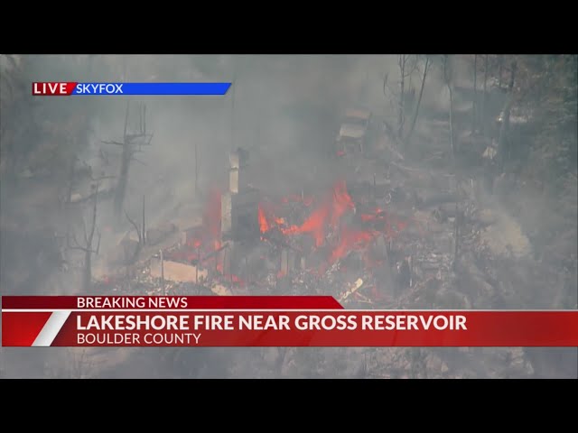 ⁣Lake Shore Fire prompts evacuations near Gross Reservoir