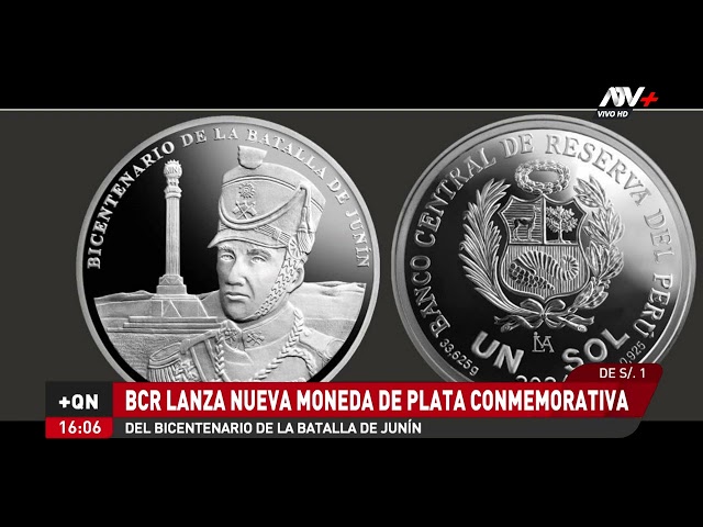 BCR lanza nueva moneda de plata conmemorativa del Bicentenario de la Batalla de Junín