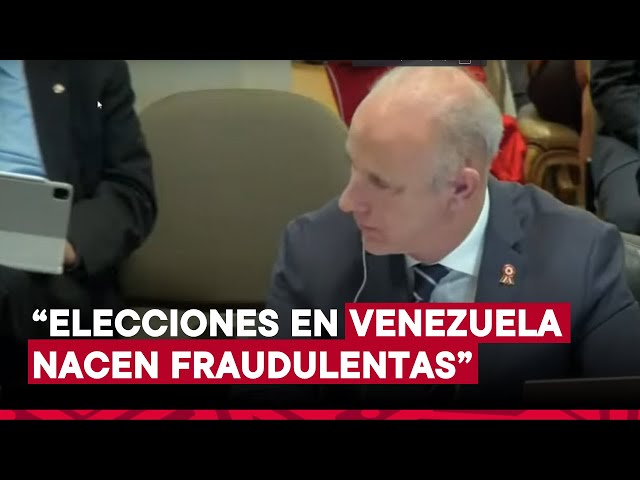 Canciller aseguró que elección en Venezuela es un acto fraudulento