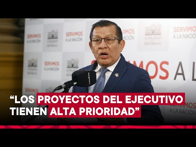 Presidente del congreso declaró que evaluará proyecto del ministerio de infraestructura