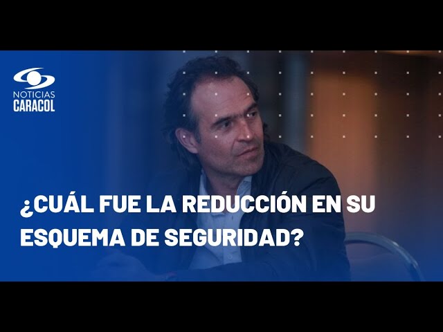 ⁣UNP le redujo el esquema de protección al alcalde de Medellín, Federico Gutiérrez