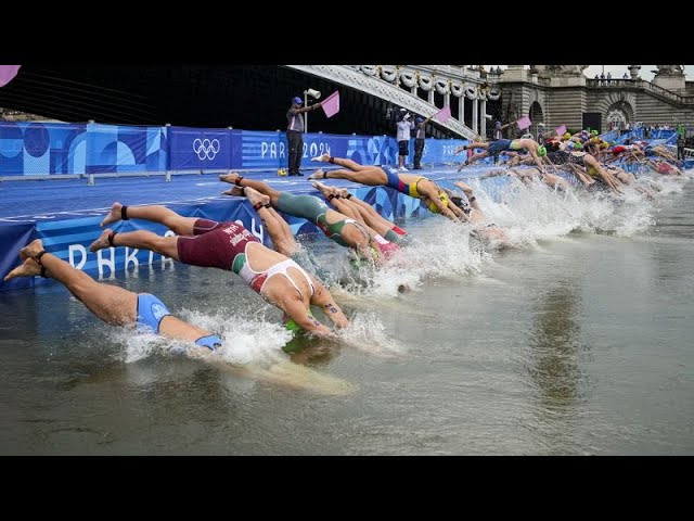 ⁣Is it possible to swim in the Seine? Olympians hope to inspire tourists