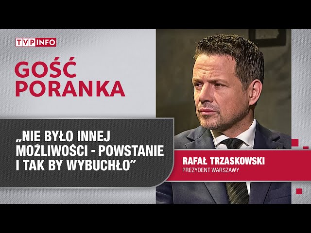 ⁣R. Trzaskowski: W całej Warszawie wciąż są ślady Powstania Warszawskiego | GOŚĆ PORANKA