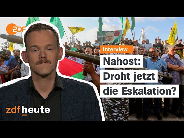 ⁣Israel drohen Vergeltungsschläge - Nahostexperte erklärt die Lage | ZDFheute live