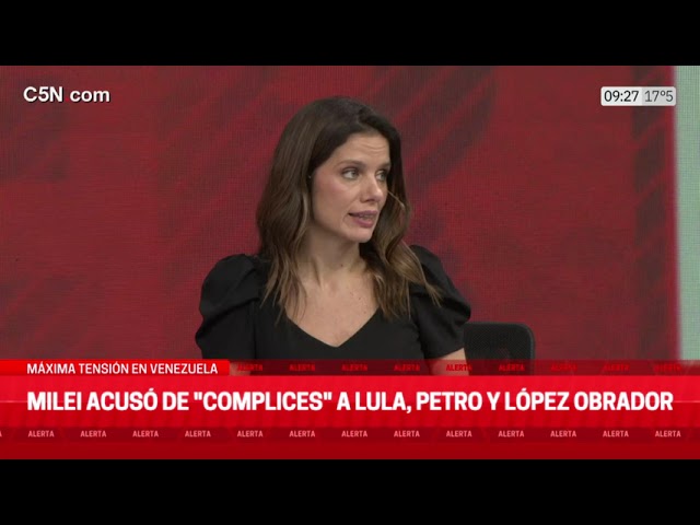 ⁣MÁXIMA TENSIÓN en VENEZUELA: MILEI AGRADECIÓ a BRASIL por la CUSTODIA de la EMBAJADA ARGENTINA