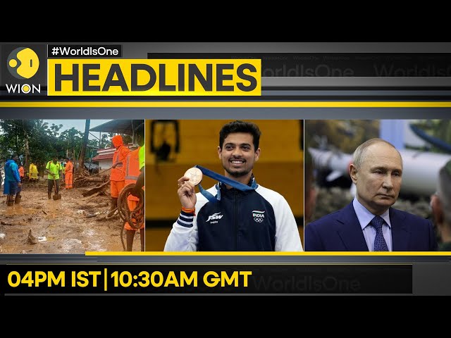 ⁣Paris 2024: India's Kusale bags bronze  | Wayanad landslide: Toll crosses 270 | WION Headlines