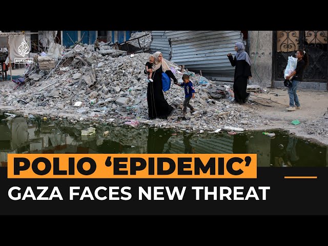 Gaza health officials declare polio ‘epidemic’ as virus spreads | Al Jazeera Newsfeed