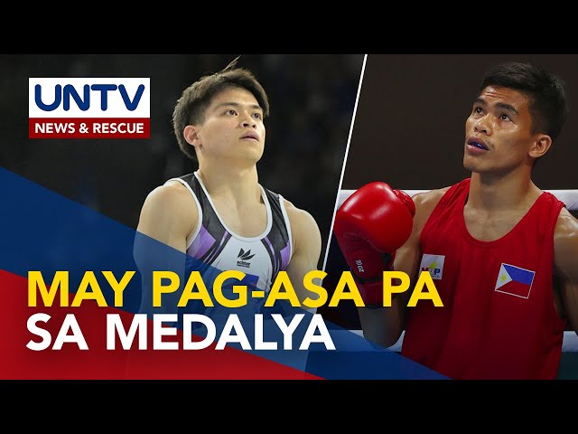 ⁣Paalam, aabante sa quarterfinals sa Paris 2024 Olympics; Yulo, nagtapos sa pang-12 na puwesto