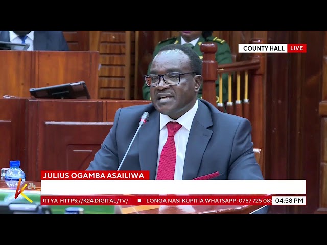 ⁣K24TVLIVE | VETTING CABINET NOMINEES - JULIUS OGAMBA