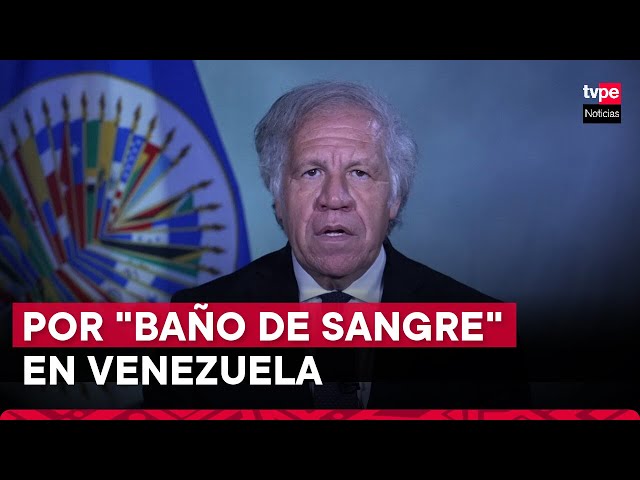 Venezuela: Luis Almagro solicitará a Corte Penal Internacional que ordene arresto de Nicolás Maduro