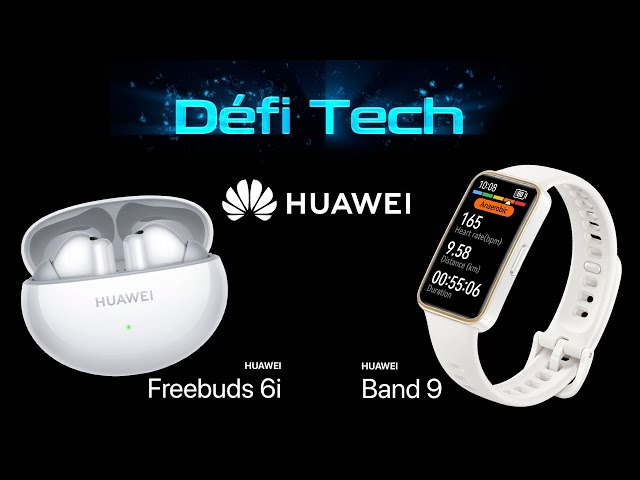 ⁣Défi Tech : On a testé pour vous les Huawei FreeBuds 6i et le Huawei Band 9