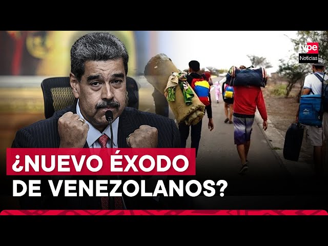 Crisis en Venezuela: advierten salida de hasta 3 millones de venezolanos tras reelección de Maduro