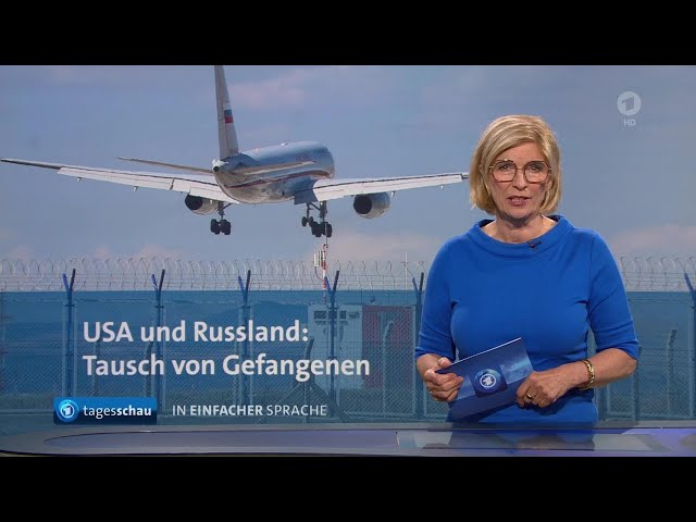 tagesschau in Einfacher Sprache 19:00 Uhr, 01.08.2024