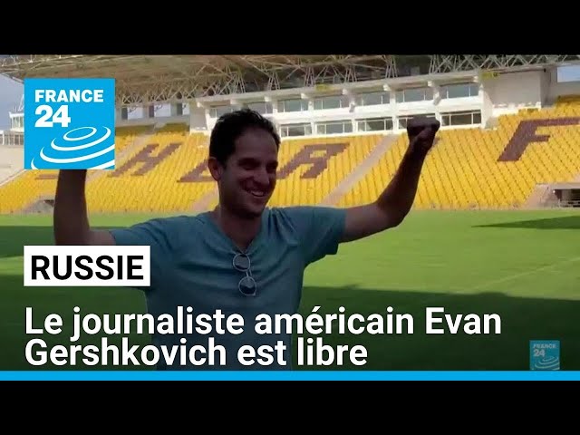 ⁣Evan Gershkovich, journaliste américain, libéré par la Russie lors d'un échange de détenus