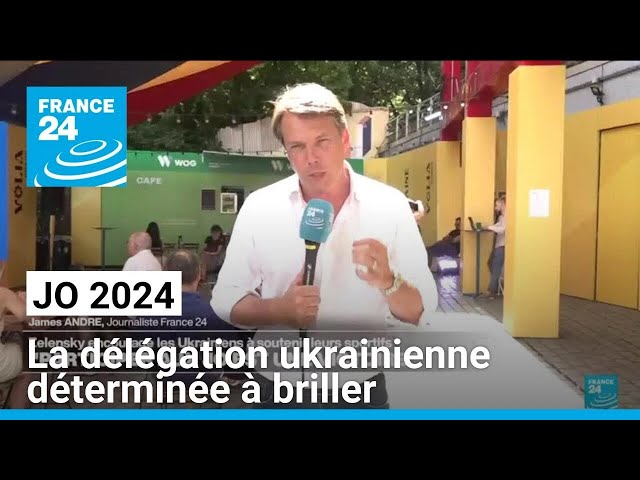 JO 2024 : à Paris, la délégation ukrainienne déterminée à briller malgré l'ombre du conflit