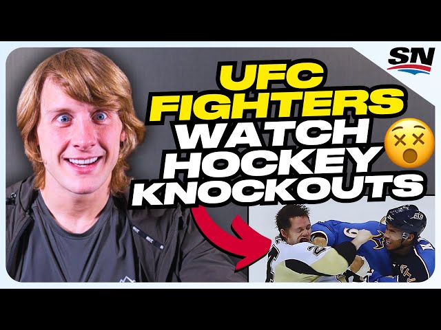 ⁣UFC Fighters React To Hockey Fights | Paddy Pimblett, Tom Aspinall and More