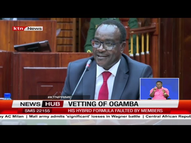 ⁣MPs question education CS Nominee Ogamba over transition to grade 9