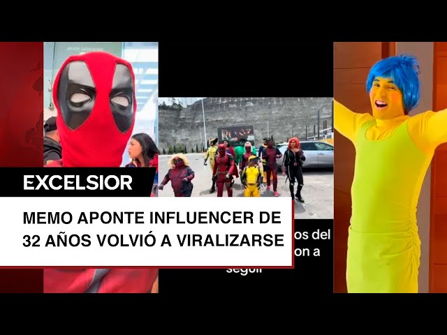 Memo Aponte era el "joven" disfrazado al que le negaron la entrada para ver "Deadpool