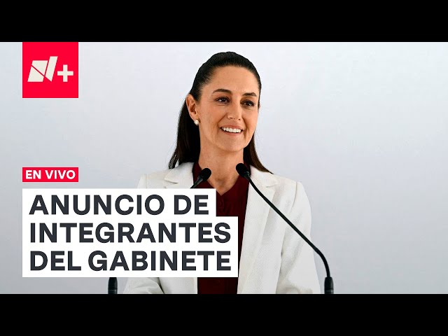 EN VIVO: Presentación del gabinete ampliado de la virtual presidenta electa, Claudia Sheinbaum