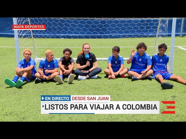 ⁣Listos para viajar a Colombia jóvenes del club de fútbol de Quintana