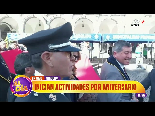 Arequipa: Autoridades dan inicio a las actividades por su aniversario