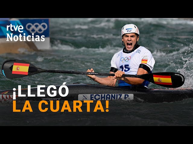 ⁣JJ.OO. PARÍS 2024: PAU ECHANIZ, MEDALLA de BRONCE en KAYAK INDIVIDUAL en PIRAGÜISMO SLALOM | RTVE